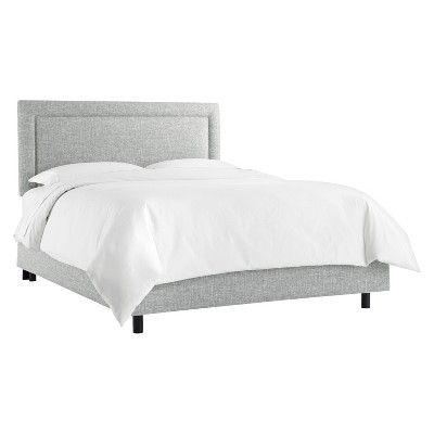 Full Empire Linen Upholstered Bed Pumice - Skyline Furniture