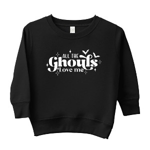The Juniper Shop All The Ghouls Love Me Diamonds Toddler Graphic Sweatshirt - 1 of 3