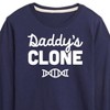 Boys' - Instant Message - Daddy's Clone Long Sleeve Graphic T-Shirt - 2 of 4