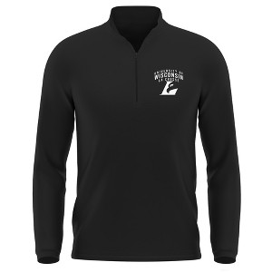 Men's University of Wisconsin-La Crosse Adult Active Sport 1/4 Zip Pullover Left Chest Logo - 1 of 4