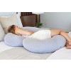 PharMeDoc Pregnancy Pillows C-Shape Full Body Maternity Pillow, Jersey Cover - image 3 of 4
