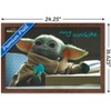 Trends International Star Wars: The Mandalorian Season 2 - The Child Cookies Framed Wall Poster Prints - 3 of 4