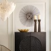 Sagebrook Home 16" Ceramic Spiked Candle Holder - Contemporary Black and Gold Gothic Bold Decorative Candle Holder for Home, Office, Event Decor - 2 of 4
