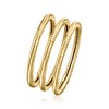Ross-Simons 18kt Yellow Gold Jewelry Set: 3 Roped Rings - 3 of 4