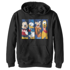 Boy's Disney Mickey Mouse Best Friend Panels Pull Over Hoodie - 1 of 4