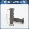 Unique Bargains Bike Handlebar Grips Covers 4.72" Gray 1 Pair - 3 of 4
