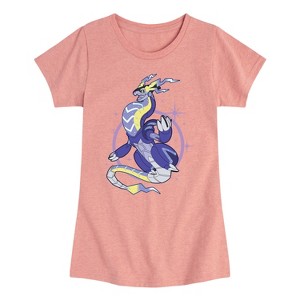 Girls' - Pokémon - Miraidon Elements Fitted Short Sleeve Graphic T-Shirt - 1 of 4