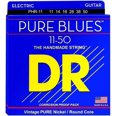 DR Strings PHR11 Pure Blues Nickel Heavy Electric Guitar Strings