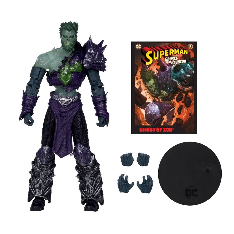 McFarlane Toys DC Superman: Ghosts of Krypton Ghost of Zod Page Punchers with 7&#34; Action Figure, 4 of 13