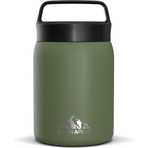 Hydrapeak 18 Oz Vacuum Insulated Stainless Steel Food Thermos Hot And Cold Food Jar, For Soup, Office, Outdoor - 1 of 4