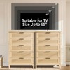 Fluted 7 Drawer Dresser for Bedroom, Chest of Drawers, Wooden Chest with Clothes Storage Cabinet - 3 of 4