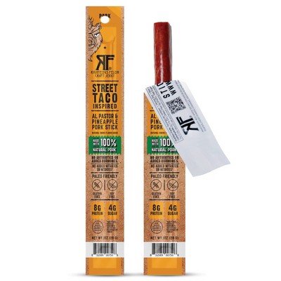 Righteous Felon Craft Jerky Street Taco Pork Meat Stick - 8g Protein - 1oz