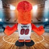 Bleacher Creatures Miami Heat Burnie 8" Mascot Kuricha Plush (Association Jersey White Uniform) - 2 of 4