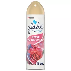 Glade Aerosol Room Spray Air Freshener - Rose & Bloom - 8oz