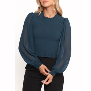 Aranha Sheer Sleeve Top - 1 of 4