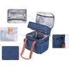 REGALWOVEN Oxford Wipe Clean Insulated Large Capacity Lunch Bags 10.2 x 7.1 x 11 Inches - 4 of 4