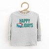Leo the Truck Happy Holidays - Toddler Long Sleeve Graphic Tee - 2 of 3