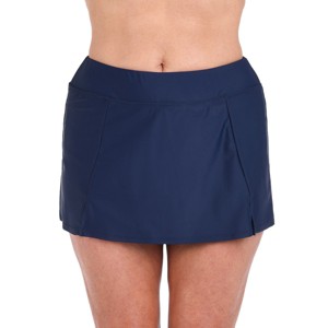 Maxine of Hollywood Women's Standard Side Slit Swim Skirt Swimsuit - 1 of 2