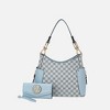 MKF Collection Penelope Circular Print Women’s Shoulder Bag with matching wallet by Mia K - 2 of 3