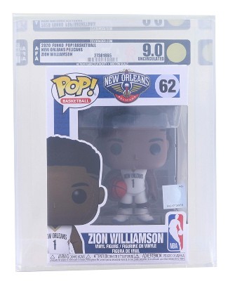 Funko POP New Orleans Pelicans NBA | Zion Williamson | Graded AFA 9