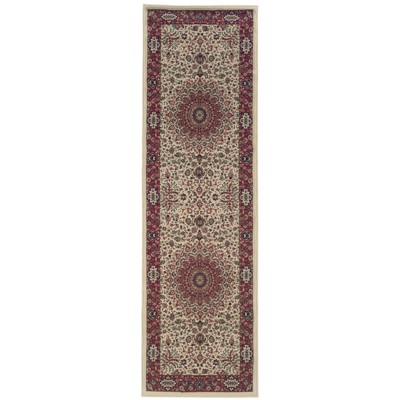 Oriental Weavers Ariana 095J3 Ivory/ Red Indoor Area Rug - 2'7" x 9'4"