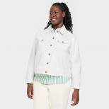 Women's Denim Jacket - Universal Thread™ White 