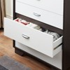 NicBex Rustic 5-Drawer Tall Bedroom Dressers,Chest of Drawers for Bedroom,Entryway,Wooden Dresser Chest - 3 of 4