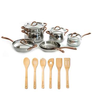 BergHOFF Ouro Gold 17Pc 18/10 Stainless Steel Cookware Set