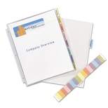 Avery Protect 'n Tab Top-Load Clear Sheet Protectors w/Eight Tabs Letter 74161