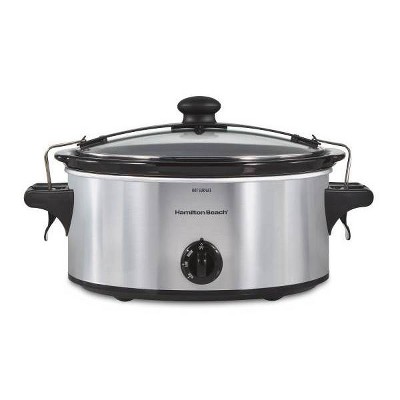 Hamilton Beach Stay or Go 6 Qt. Stainless Steel Slow Cooker - CHC