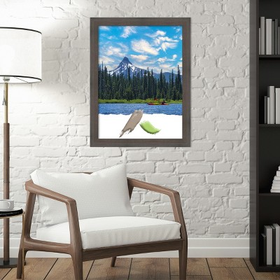 Chocolate Brown Hardwood Wall Picture Frame 30x24