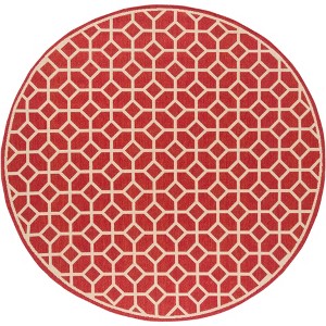 Linden LND127 Power Loomed Indoor/Outdoor Rugs - Safavieh - 1 of 3