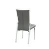 Chintaly Imports,Motion Back Side Chair - Set Of 2, Gray - 3 of 4