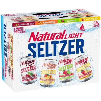 Natural Light Hard Seltzer Variety Pack - 12pk/12 fl oz Cans