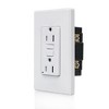 COBY GFCI Outlet 15 Amp 125V, White,  Pack of 2 - image 3 of 4