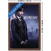 Trends International Wednesday: Season 2 (2025) - Wednesday & Thing One Sheet Framed Wall Poster Prints - 3 of 4