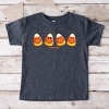 SmileyWorld Candy Corn Smiles - Youth Short Sleeve Graphic T-Shirt and Toddler Short Sleeve Graphic T-Shirt - 2 of 3