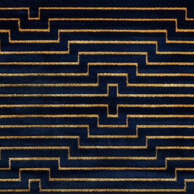 navy blue and gold