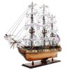 USS Constitution Exclusive Edition Model Ship – 37" Wooden Replica, Laser-Engraved Hull By Old Modern Handicrafts - 3 of 4