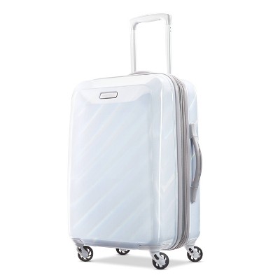 American Tourister 21'' Moonlight Hardside Spinner Suitcase - Iridescent White