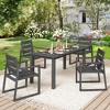 Arceso Patio Table and Chairs set , HDPS 5-Piece Outdoor Dining Set, Patio Furniture for Deck, Poolside, and Backyard - 4 of 4