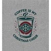 Coffee Is My Christmas Cheer Women's Crew Neck Short Sleeve Crop Tee - 2 of 3