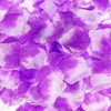 Unique Bargains Wedding Party Decoration Silk Artificial Flower Rose Petals Purple/White 3000 Pcs - 4 of 4