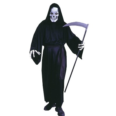 Adult Grave Reaper Halloween Costume Black One Size