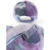 Alilang Tie-Dye Baseball Cap with Embroidered Palm Tree Design- One Size Fits Most, Pink Fire - 3 of 4