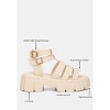 Dewey Recycled Faux Leather Women Gladiators - 2 of 2