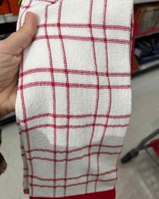 Christmas Striped Kitchen Towel Red - Wondershop™ : Target