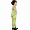 HalloweenCostumes.com Toddler Slime-Covered Ghostbusters Costume | Glow in the Dark Slimed Ghostbuster Uniform with Proton Pack - 4 of 4