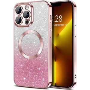 Entronix [Magnetic] Case Compatible with iPhone 13 Pro Max - [Clear Back] Luxury Glossy Cover - 1 of 4