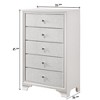 CAVINAS Dresser for Bedroom,Dressers & Chest of Drawers with 2/5 Drawer and Faux Crystal Diamond Pull for Living Room,Entryway - 3 of 4